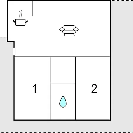 Two-bedroom Holiday In Sjolund